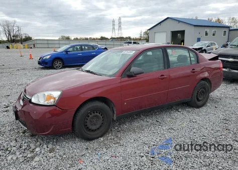 2006 Chevrolet Malibu Ls z USA, uszkodzony, nr VIN 1G1ZS51F16F284898